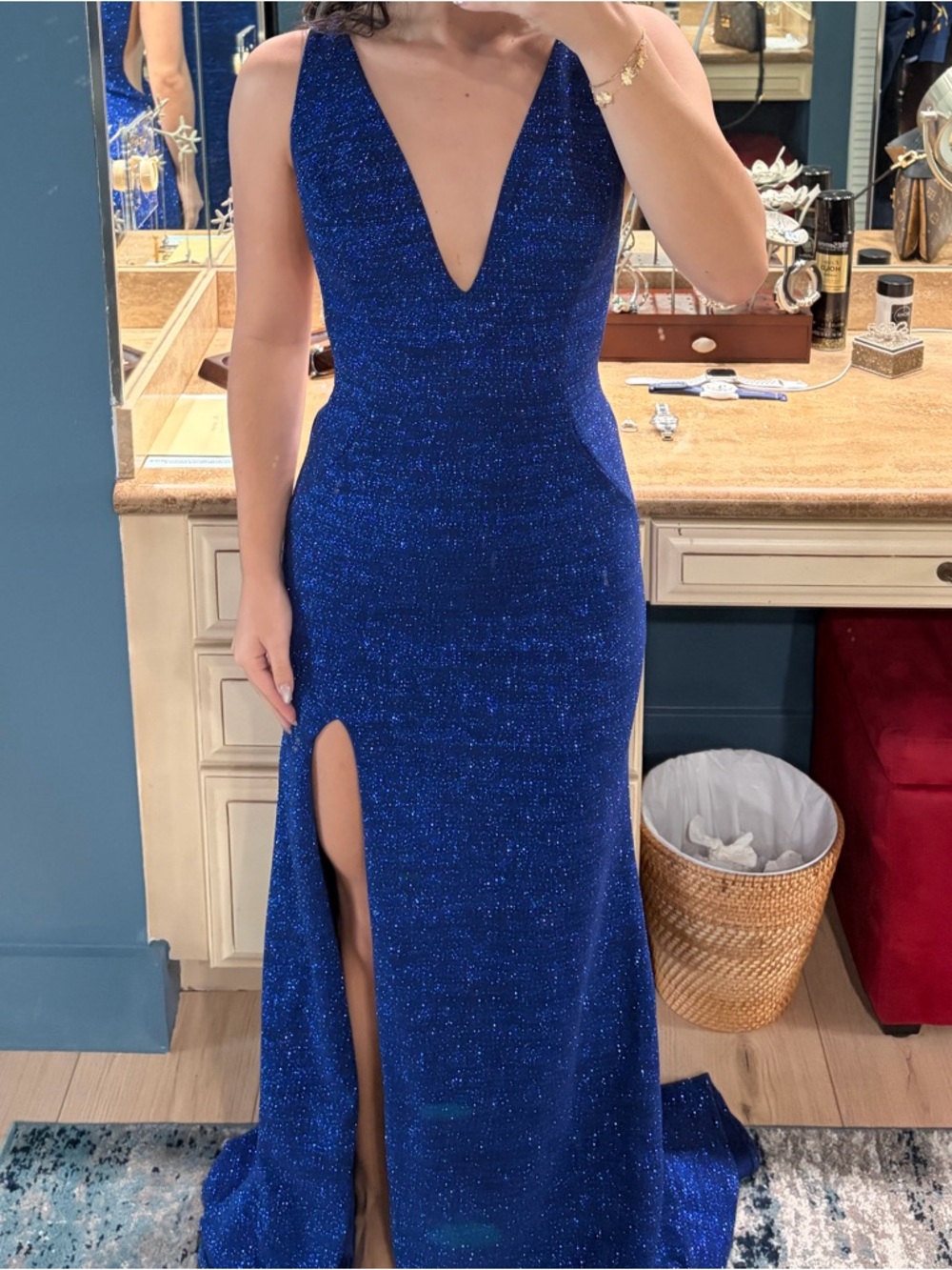 Jovani royal blue prom dress
